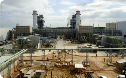 Construction of the cogeneration plant in Tabasco (Mexico)