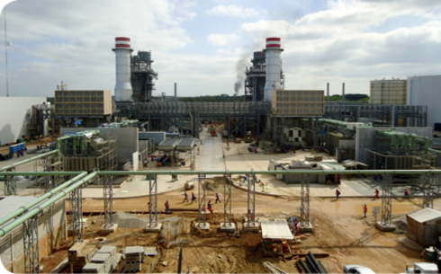 Construcción de la planta de cogeneración en Tabasco (México)