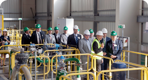 Inauguración de la nueva planta de lavado de óxido waelz en Gravelines (Francia)